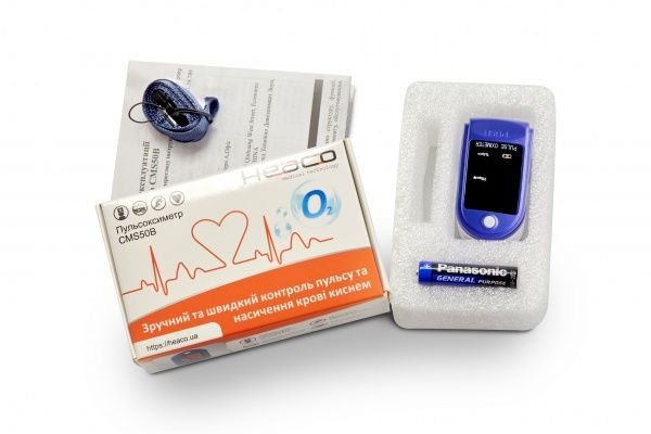 Пульсоксиметр Heaco CMS50B монохромный дисплей