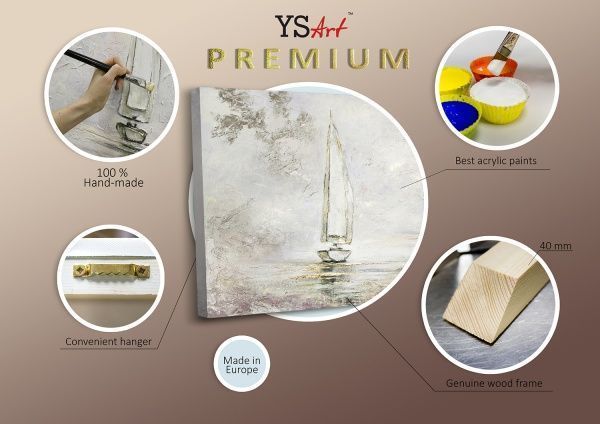 Картина Світанок на морі 70x140 см Юрис Проф Арт 