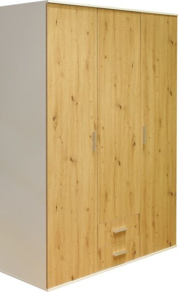 Шкаф Риека Р-ШКЯ2 1502х560х2065 мм дуб артизан/белый 