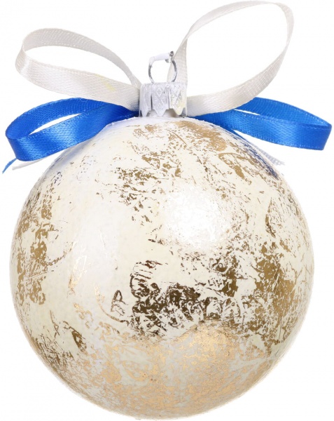 Шар новогодний Декупаж d 80 мм в ассортименте