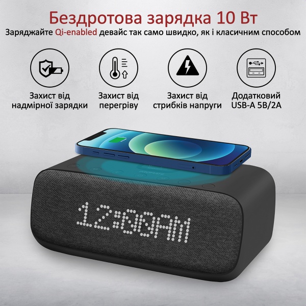 Акустика Promate Evoke 10 Вт 1.0 black 