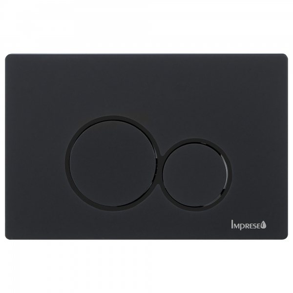 Панель смыва Imprese i7116PB черный soft-touch