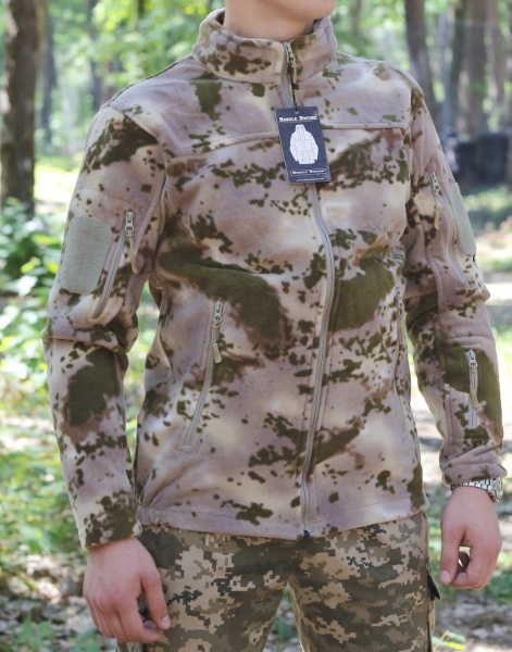 Кофта флисовая Тактическая, Tiger р. M зеленый