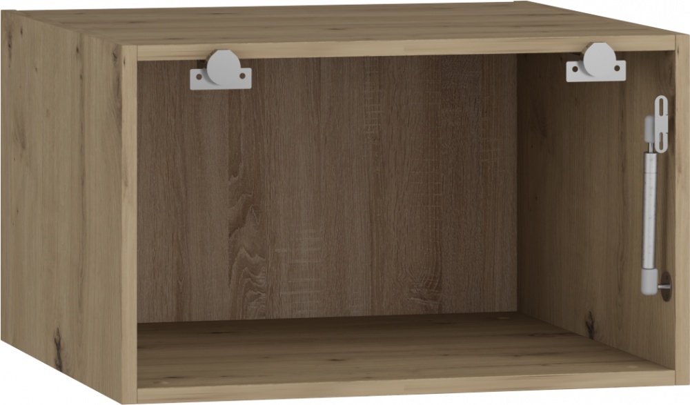 Шкаф верхний Грейд Антресоль с газлифтом LS (фас.СВ) Оптимум 600x360x560 мм дуб артизан