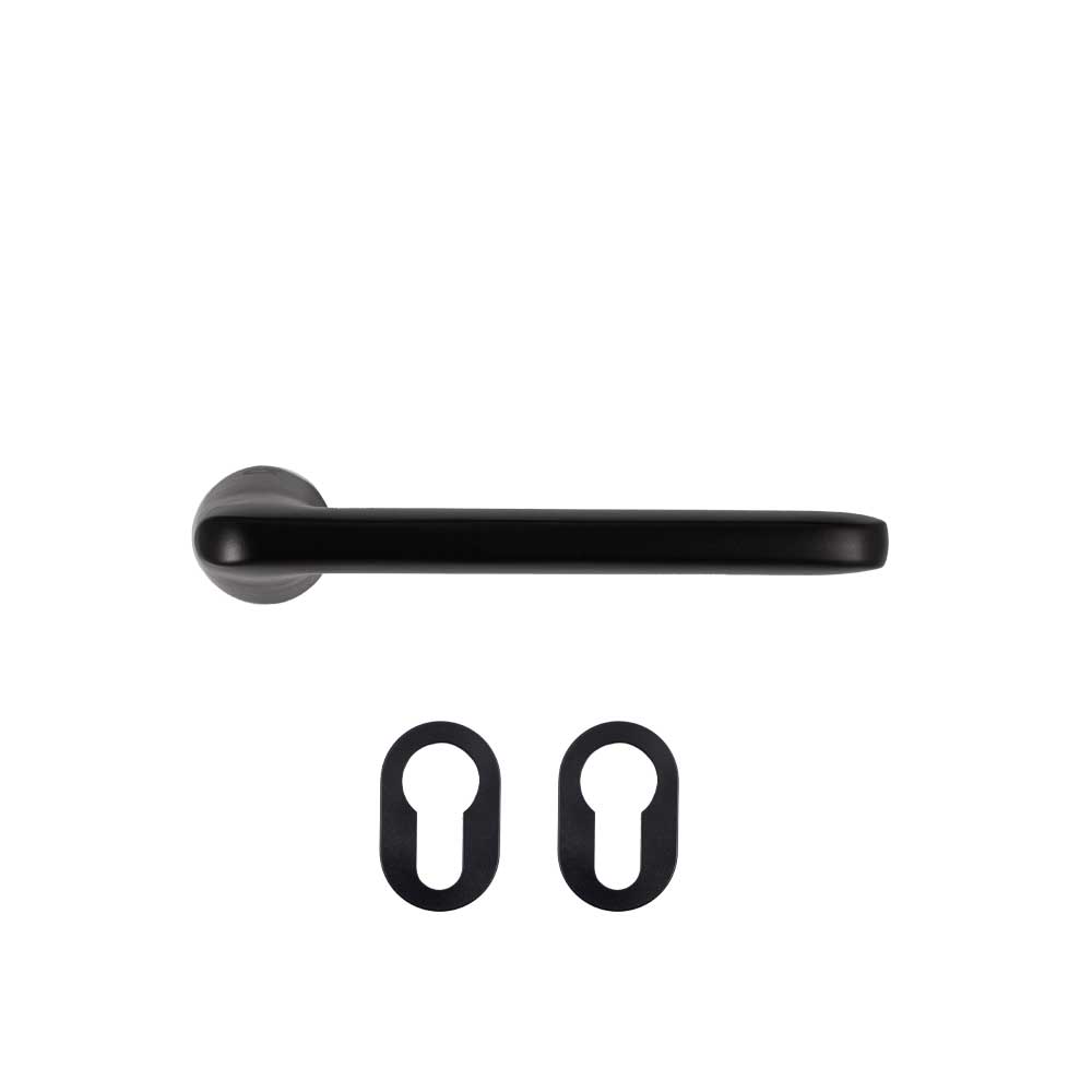 Ручка на розетці Comit Quick click Milena чорний