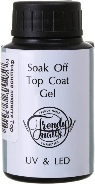Топ для гель-лаку Trendy nails No Wipe Strong 30 мл