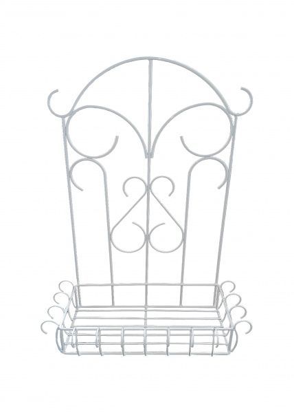 Держатель для горшков настенный 64x85,4 см белый 