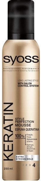 Пенка-мусс для укладки для волос Syoss Keratin 250 мл