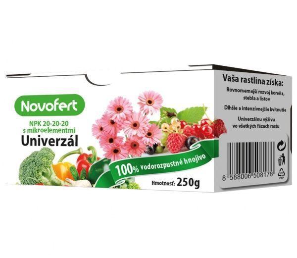 Удобрение универсальное Novofert Univerzal 250 г