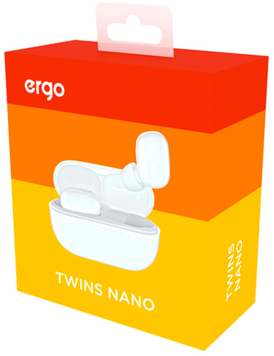 Наушники Ergo Twins Nano white (BS-510W) 