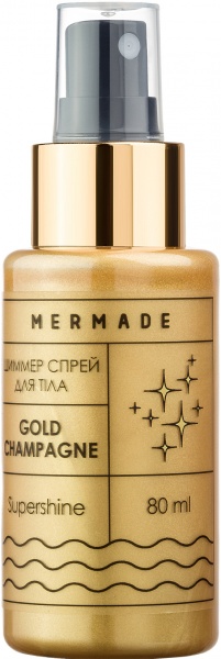 Шиммер-спрей для тела Mermade Gold Champagne 80 мл