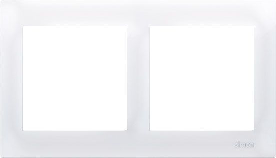 Рамка двомісна Simon Premium універсальна білий DR2/11