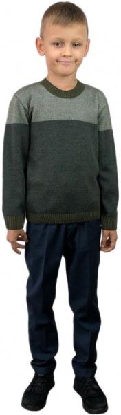 Джемпер для хлопчика ART KNIT Тріо р.140 хакі 