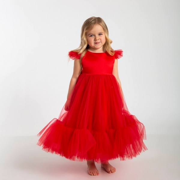 Сукня Maya-MI Пушинка з крильцям 0105-0071-4 р.134 червоний 