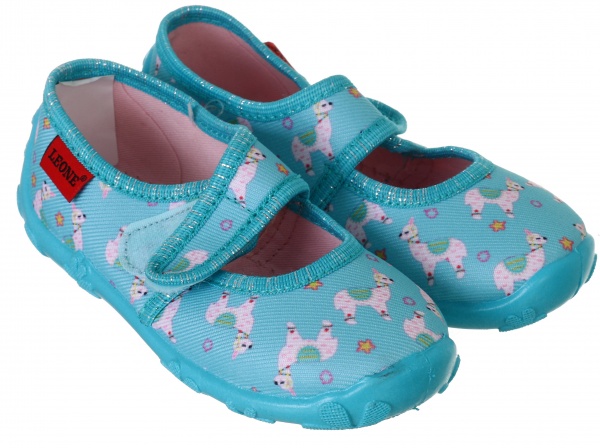 Тапочки для девочек Beck Lamas р.27 бирюзовый 215253627BS 