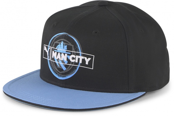 Кепка Puma MCFC FTBLEGACY FB CAP 02426401 os черный