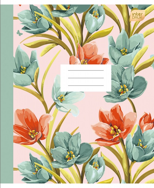 Зошит шкільний А5 48 # BOTANIQUE InterDRUK