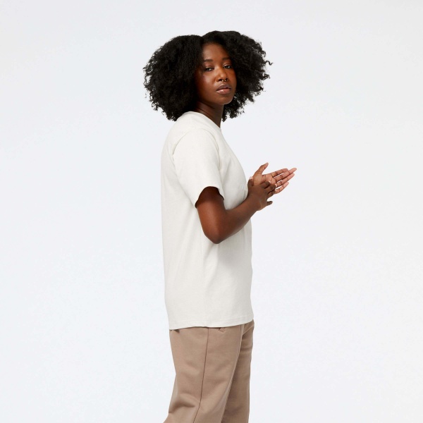 Футболка New Balance ATHLETICS PEARL GRAPHIC WT31553MBM р.XL бежевый