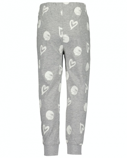 Пижама для девочек Blue Seven р.128 серый меланж 777523 X5950 