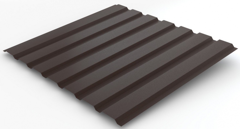 Профнастил матовий PSM PROFILE ПС-15 0,4x1155x1500 мм RAL 8017 коричневий