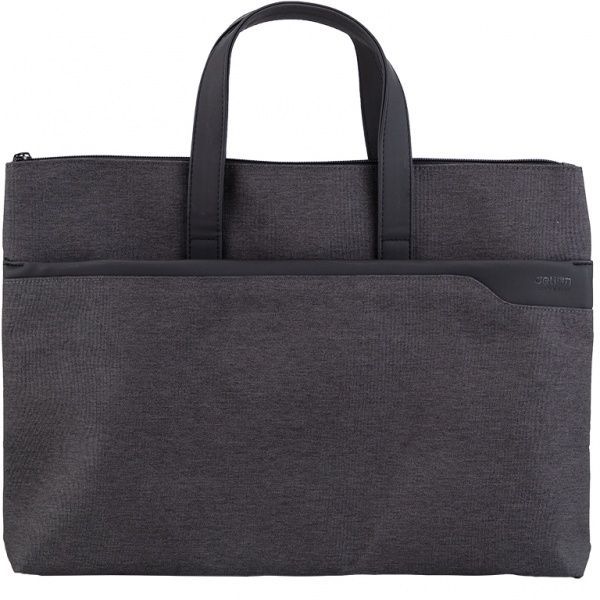 Портфель 63750 т.сiр 2 вiдд 425x300ммх55мм 2 ручки Deli