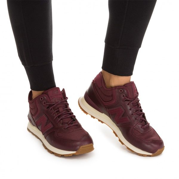 Ботинки New Balance WH574BC р. 7 бордовый