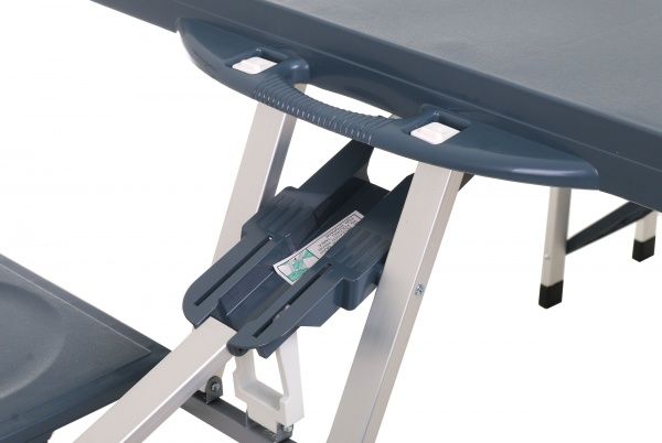 Стол раскладной UP! (Underprice) со стульями HXPT-8821-B серый