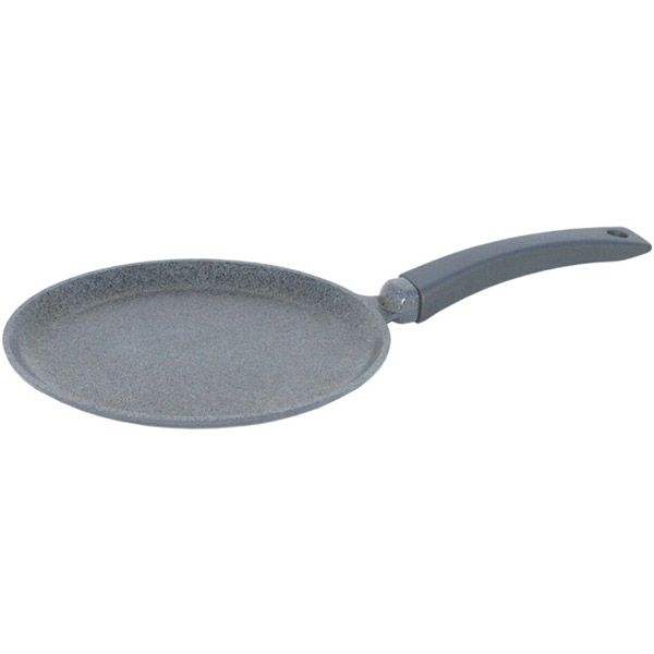 Сковорода для млинців з антипригарним покриттям 24 см Граніт Грей 24084М Biol