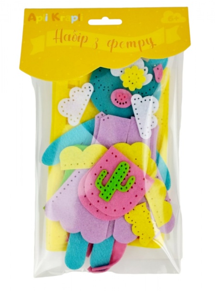 Набір Apli Krapli Зший сам іграшку з фетру Лама ЗІ-02