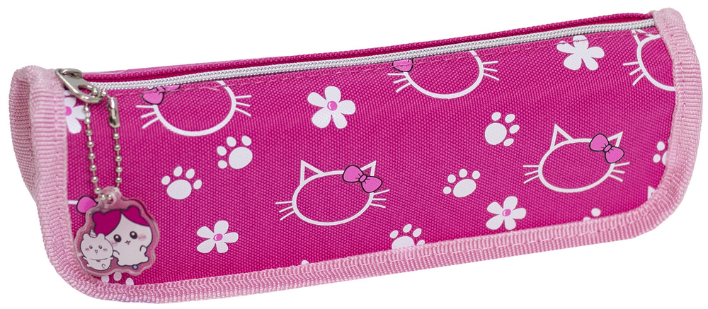 Пенал-кошелек 21x5x7 см 5-044-09 Барвінок розовый с рисунком