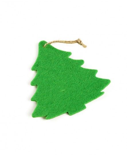 Декорация новогодняя Елка из фетра 