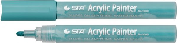 Маркер акриловый STA 1000 2-3 мм STA1000-B627 зеленый кобальт 