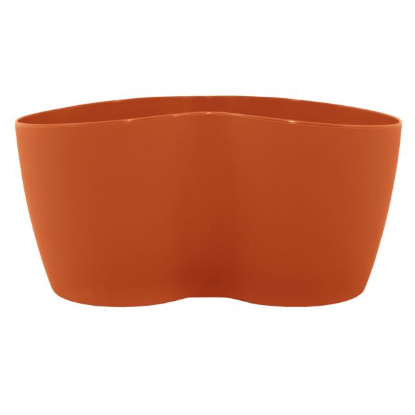Горщик пластиковий Алеана Кактусник на 2 рослини фігурний 0,9л теракот (113052) 