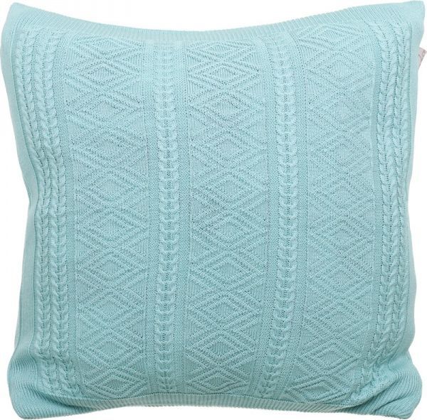 Наволочка декоративна ажурна Тіфані 45x45 см блакитний Прованс 