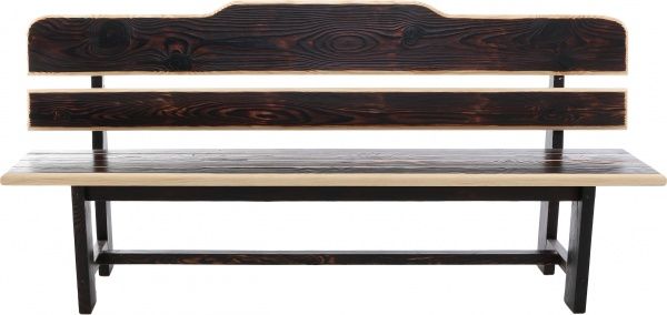 Лавка со спинкой Выжиг 2 м 