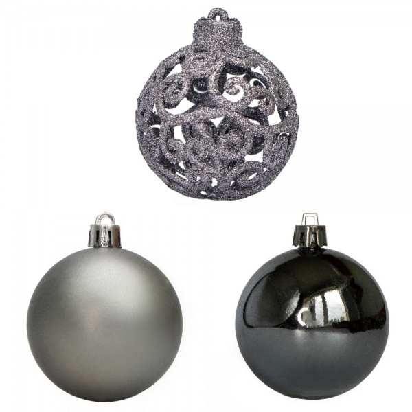 Набір ялинкових куль Девілон 251758 d60 мм 6 шт./уп. 