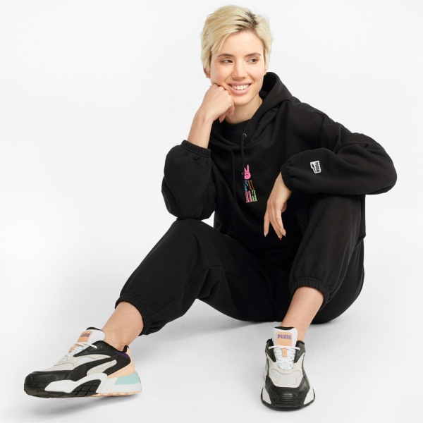 Джемпер Puma Downtown Graphic Hoodie 53167401 р. L черный