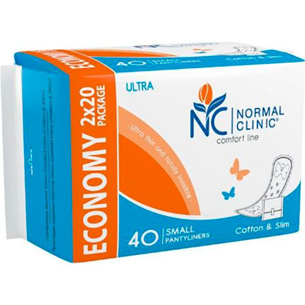 Прокладки ежедневные Normal Clinic Comfort ultra ultra 40 шт.