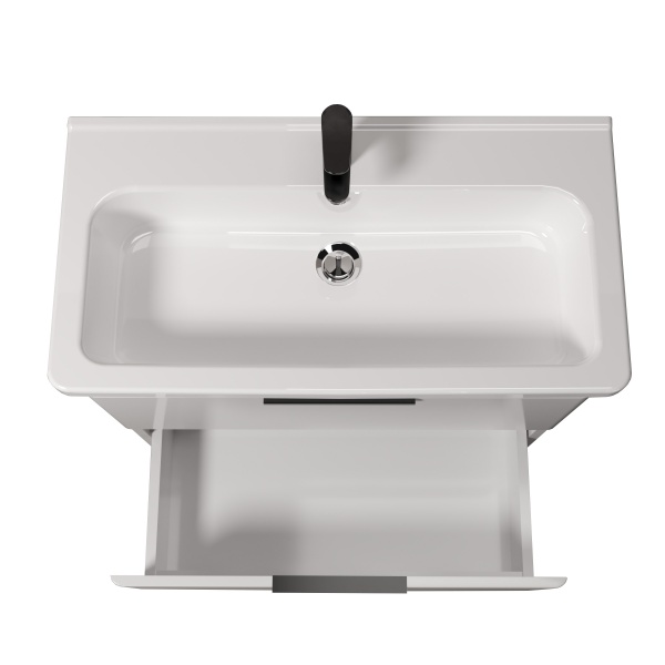 Тумба на ножках Мойдодыр Freya 80 с умывальником Creavit Ipek 80