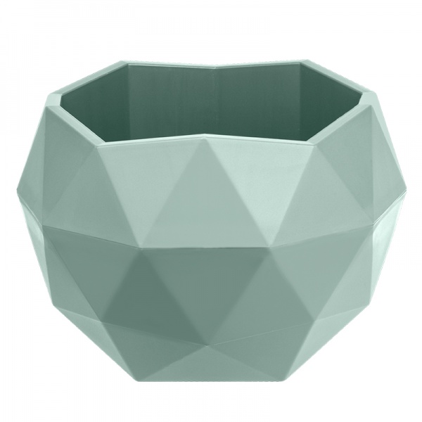 Кашпо Топаз фігурний 0,45 л нефрит (КШ-9123) 