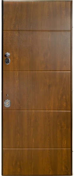 Дверь входная Булат Термо House-703 уличная дуб бронзовый 2050x950 мм левая