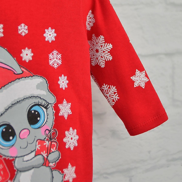 Боді унісекс Blanka Зайчик р.86 червоний 110051 