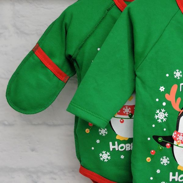 Боди унисекс Blanka Мой Первый Новый год р.56–62 зеленый 110101 