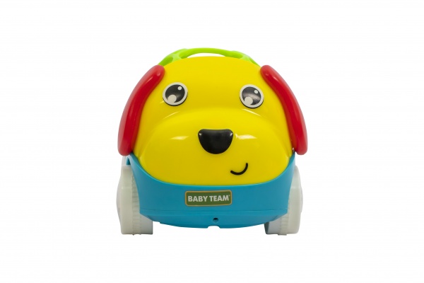 Игрушка-погремушка Baby Team Машинка-собачка 8411