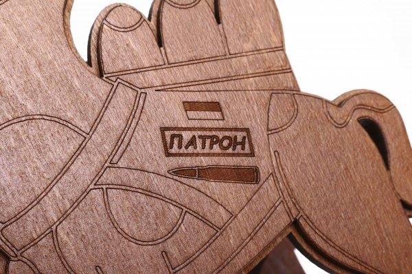 Органайзер настольный Пес Патрон 18x9,5x17 см тик Nice goods