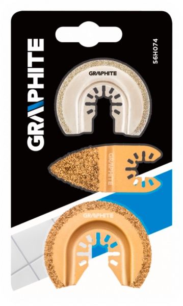 Набор GRAPHITE полотен пильных , по керамике 56h074
