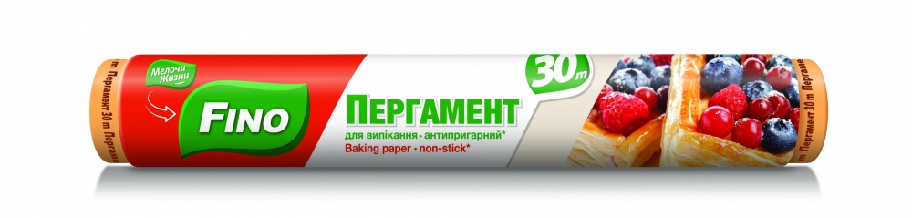 Папір для випікання Fino антипригарний білий 29 см 30 м