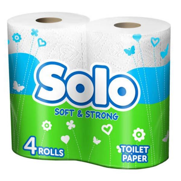 Папір туалетний Solo 4 шт