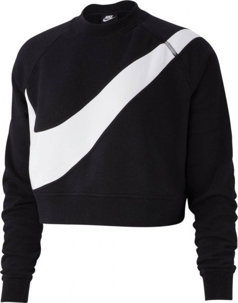 Світшот Nike W NSW SWSH CREW FLC BB BV3933-011 р. L чорний