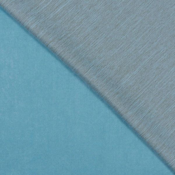 Тканина портьєрна ТК-Домашній текстиль ТОВ двостороння Чін-чіла Дукас, морська хвиля 280 см 